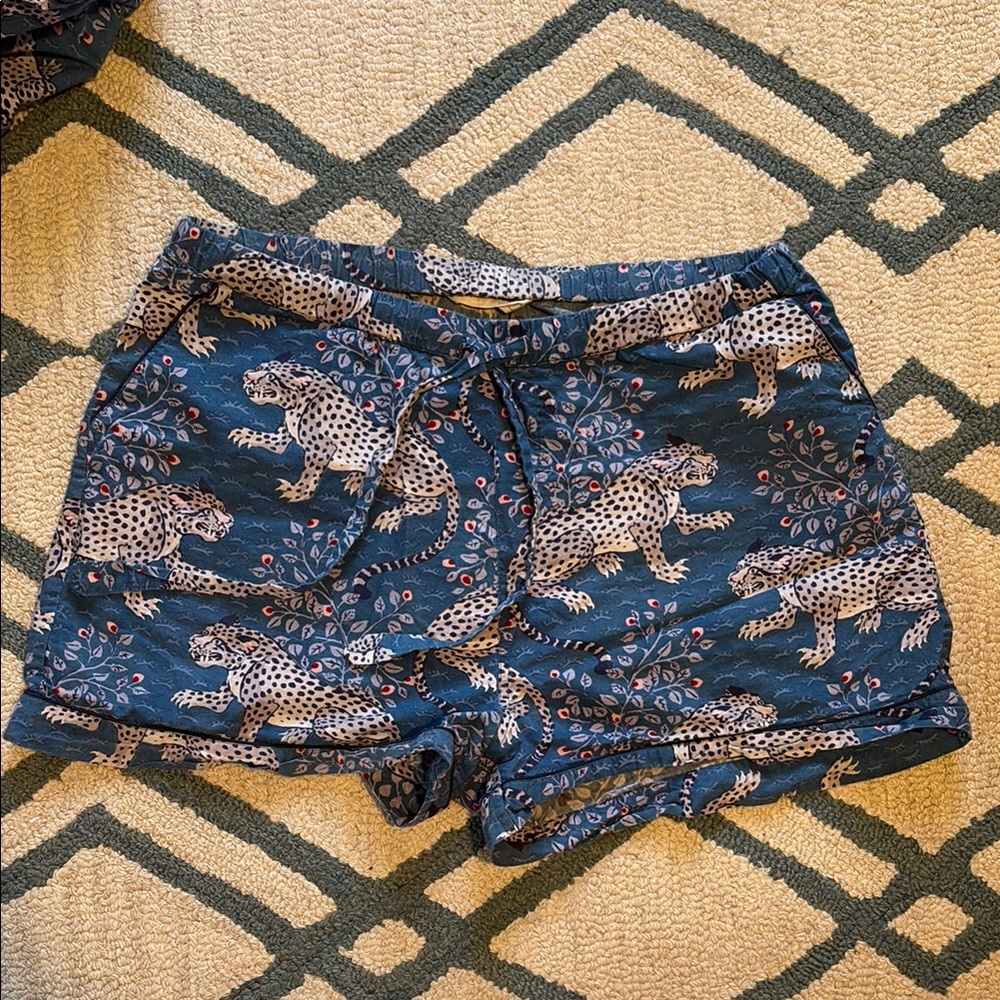 Three piece Blue Leopard Printfresh PJs - Picture 2 of 6
